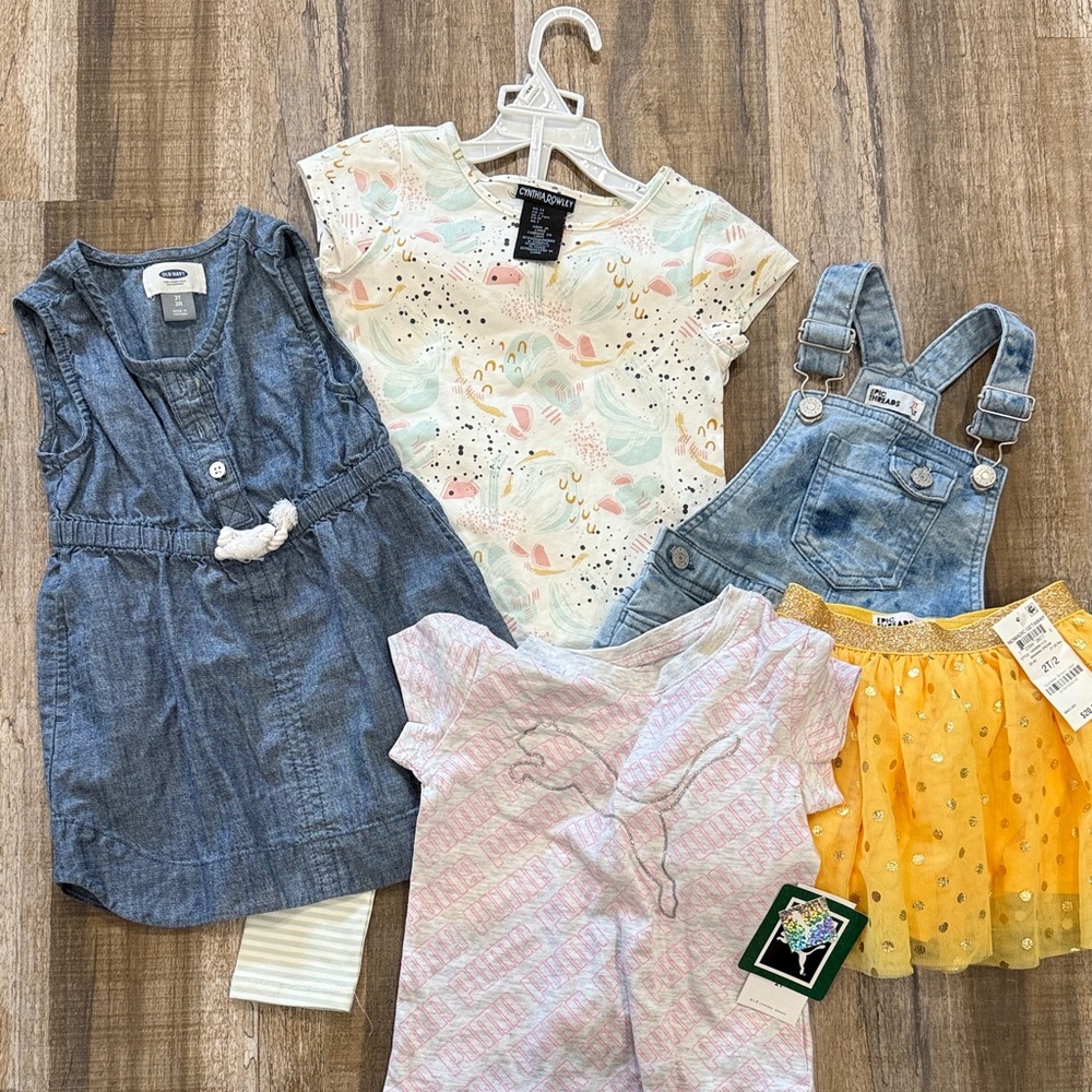 Epic Threads Kids Matching Set - Blue, Yellow, Pink